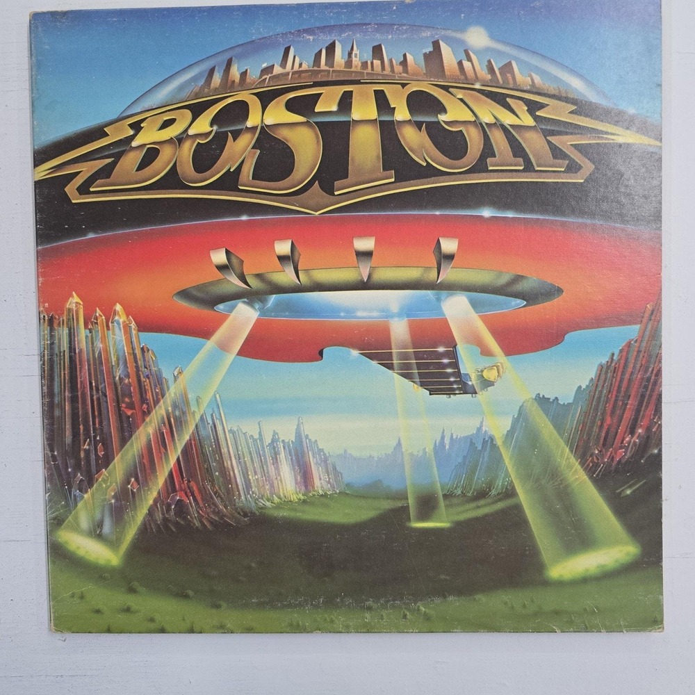Boston Don't Look Back Vinyl LP Record 12 Inch Vintage Music Album VG+/VG+